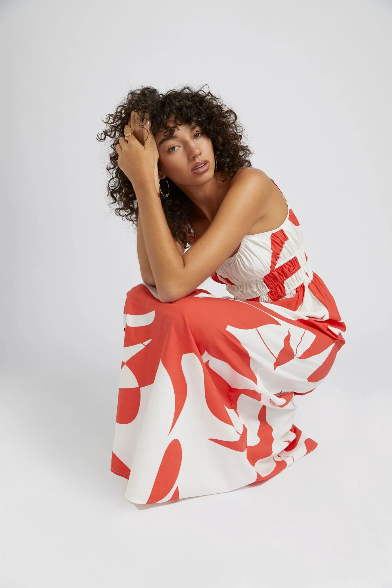 SUMMI SUMMI Womens Georgie Maxi Dress - Sailors Delight