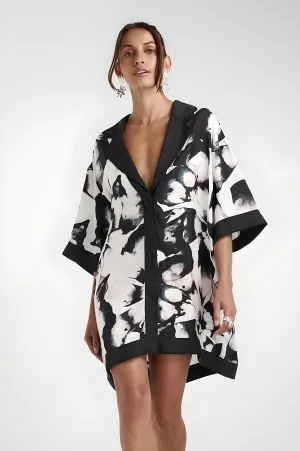 SUMMI SUMMI Womens Luka Shirt Dress with Collar- Everlast