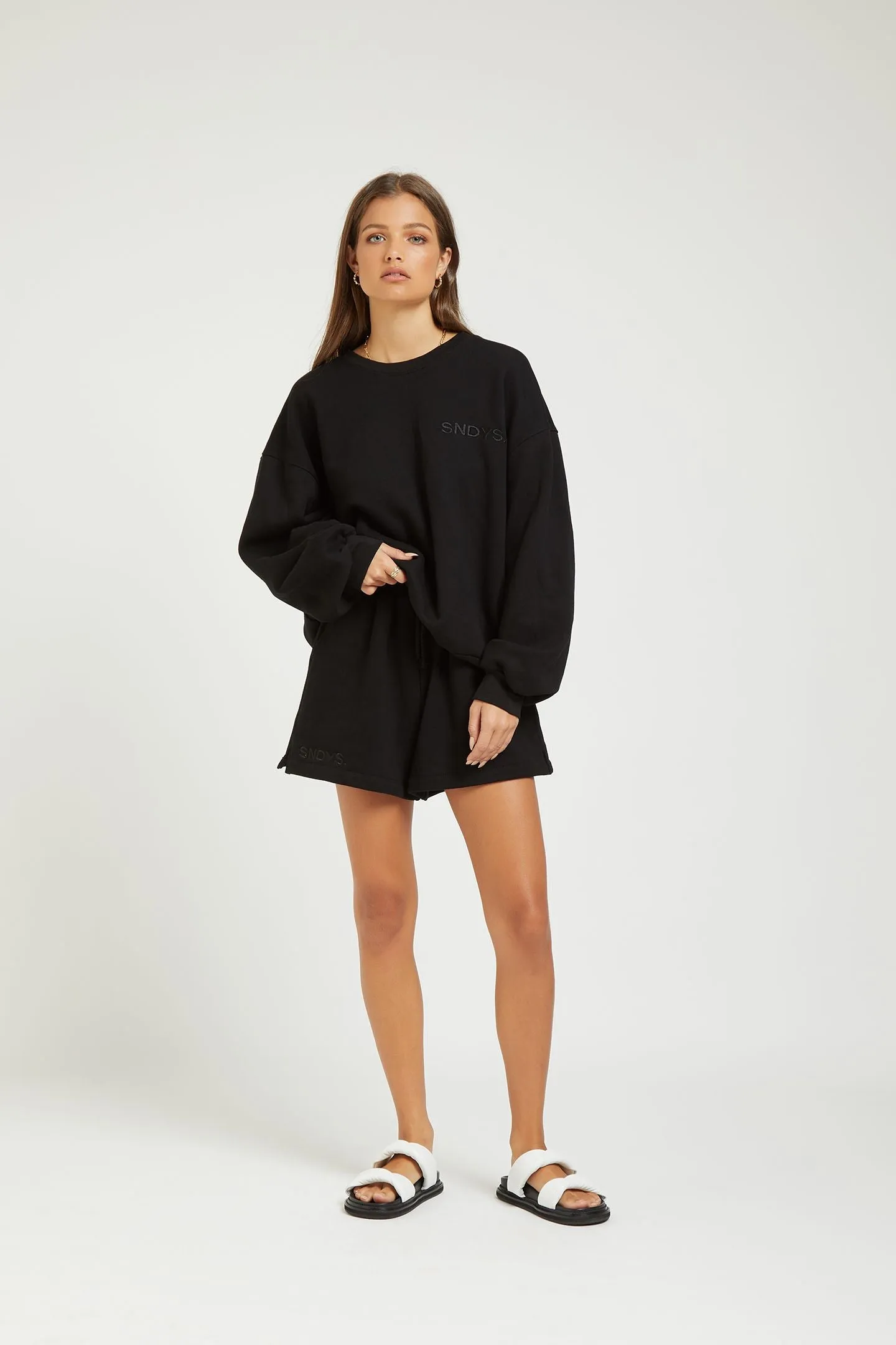 Sundays The Label WOMENS FLIX SWEATER - BLACK