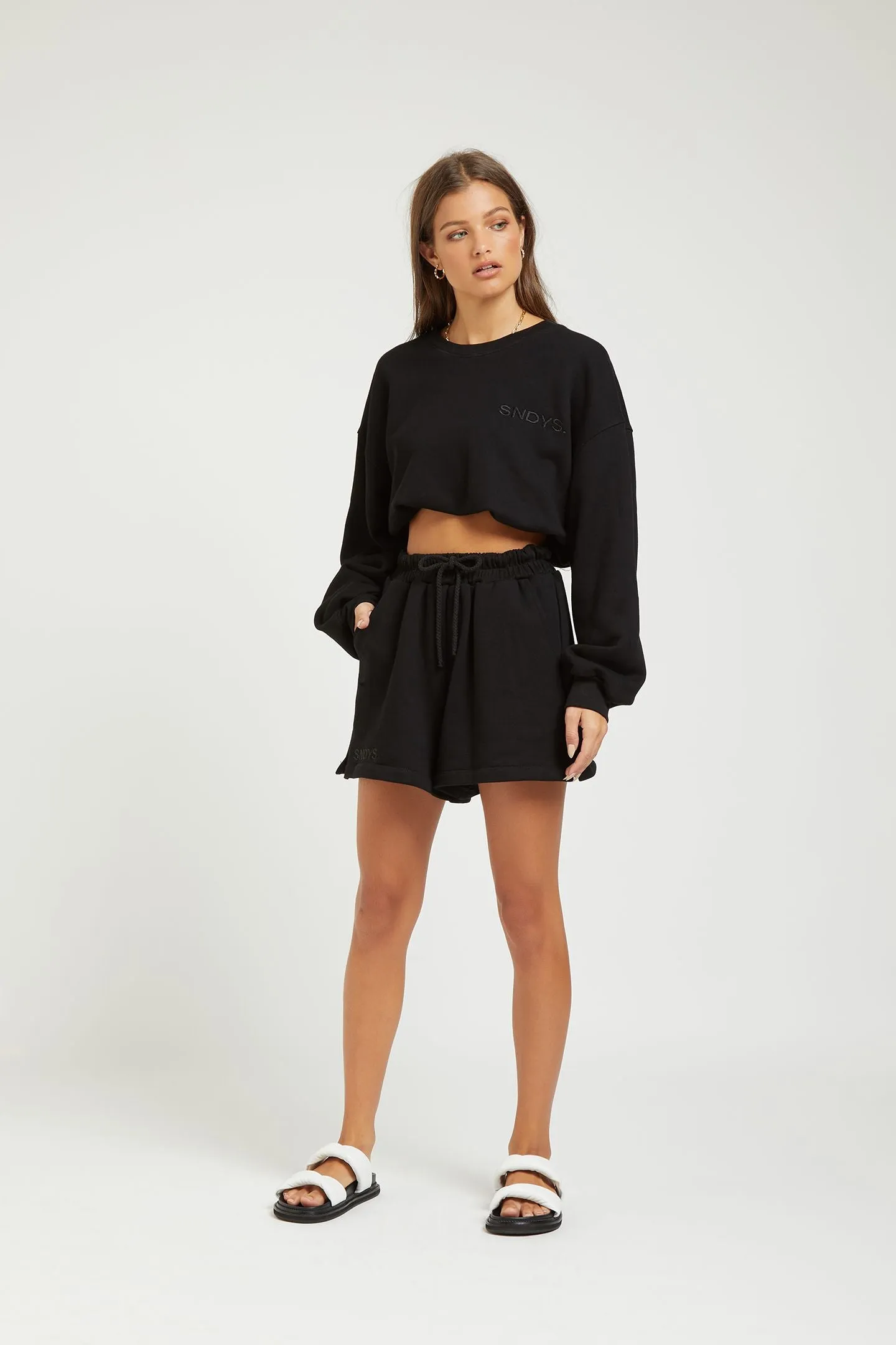 Sundays The Label WOMENS FLIX SWEATER - BLACK