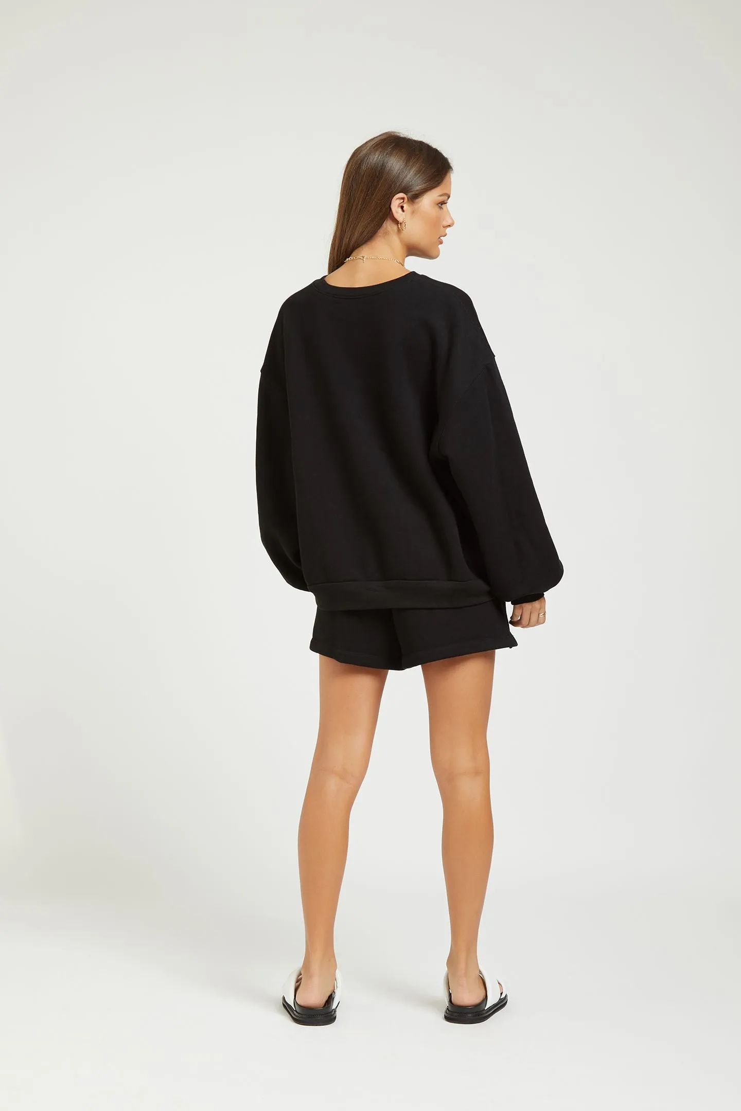 Sundays The Label WOMENS FLIX SWEATER - BLACK