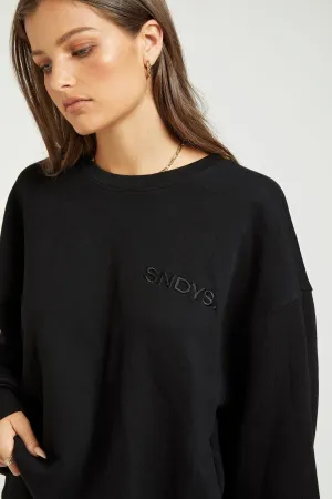 Sundays The Label WOMENS FLIX SWEATER - BLACK