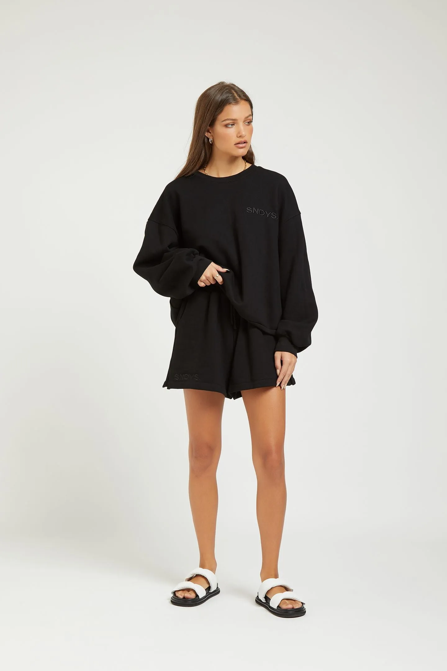 Sundays The Label WOMENS FLIX SWEATER - BLACK