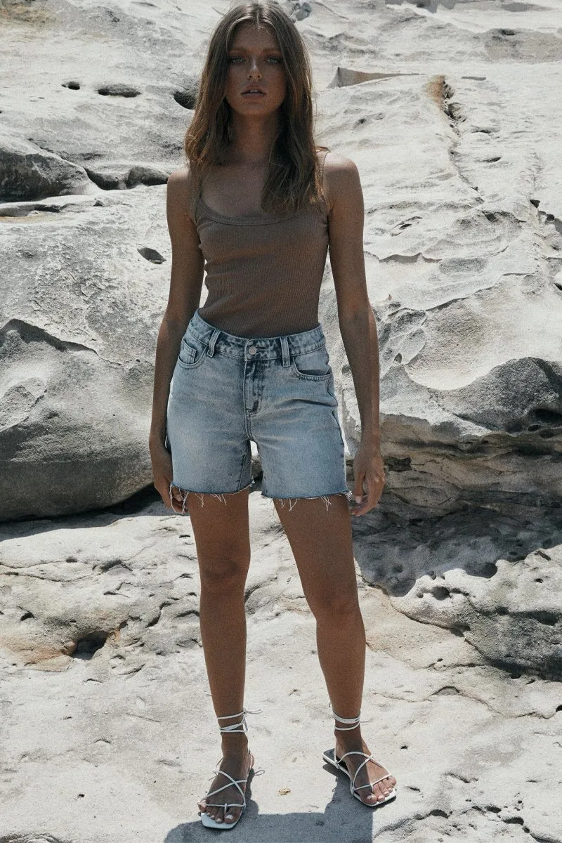 Sundays The Label WOMENS YVETTE BODYSUIT - TAN