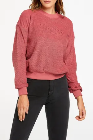 Wrangler Womens Heartbreak Kid Sweat - Cherry