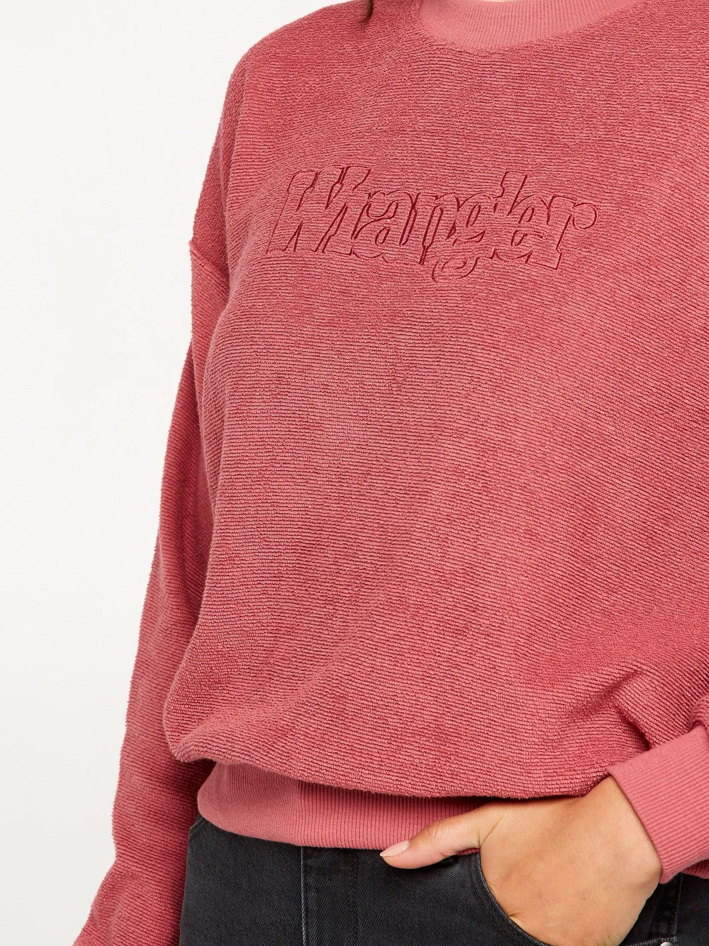 Wrangler Womens Heartbreak Kid Sweat - Cherry