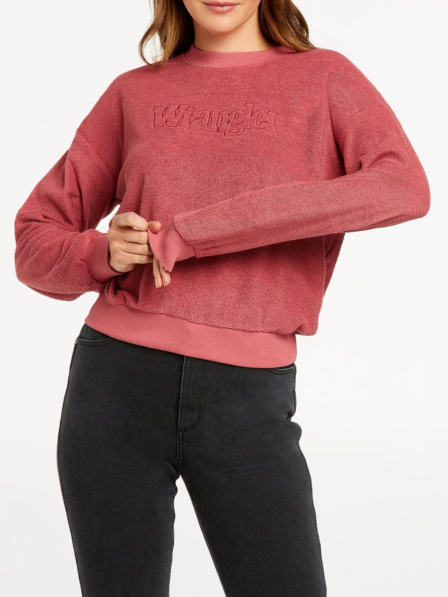 Wrangler Womens Heartbreak Kid Sweat - Cherry